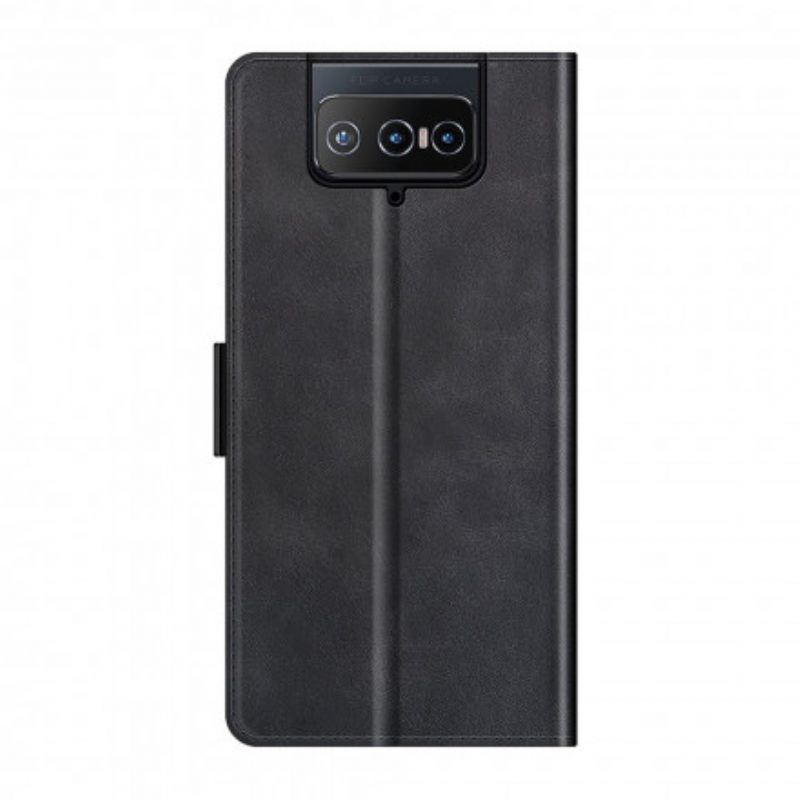 Folio-hoesje voor Asus Zenfone 8 Flip Flip Case Klassieke Dubbele Klep