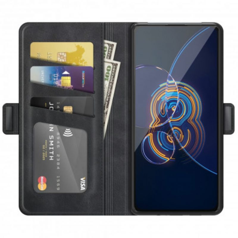 Folio-hoesje voor Asus Zenfone 8 Flip Flip Case Klassieke Dubbele Klep