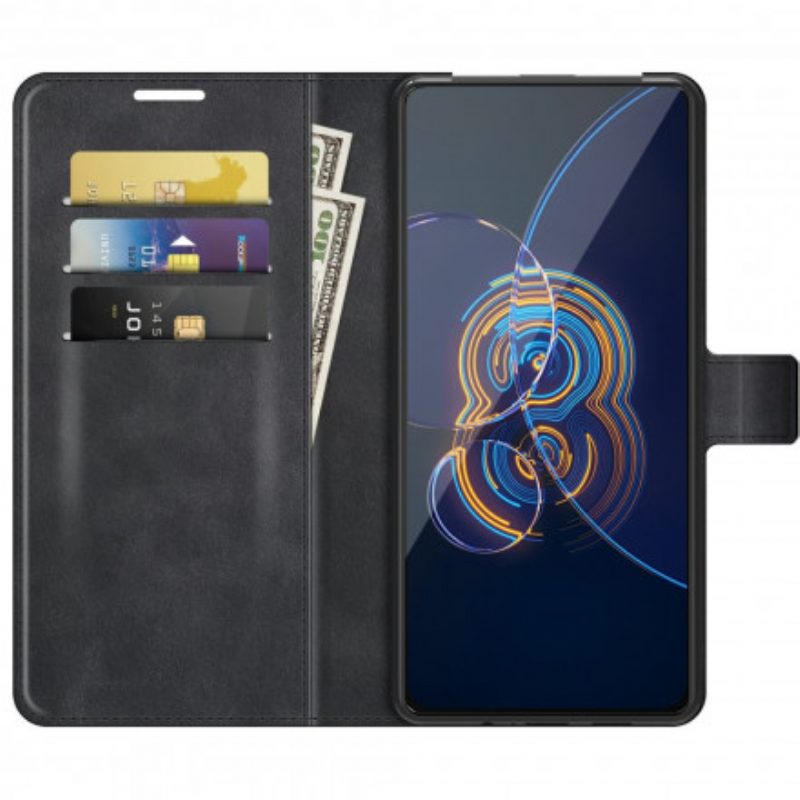 Folio-hoesje voor Asus Zenfone 8 Flip Flip Case Kunstleer Slank