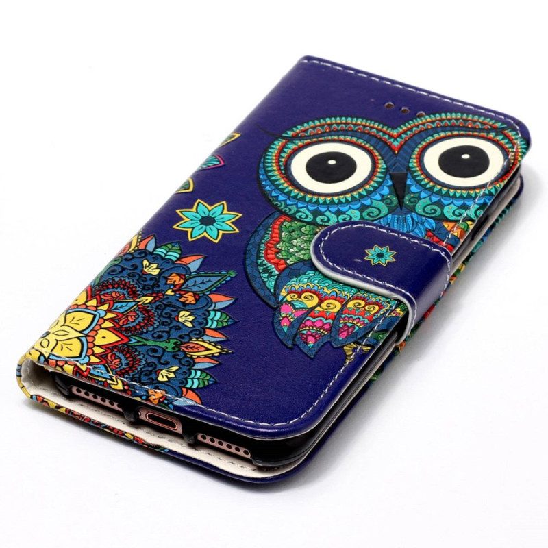 Bescherming Hoesje Poco C65 Blauwe Uil