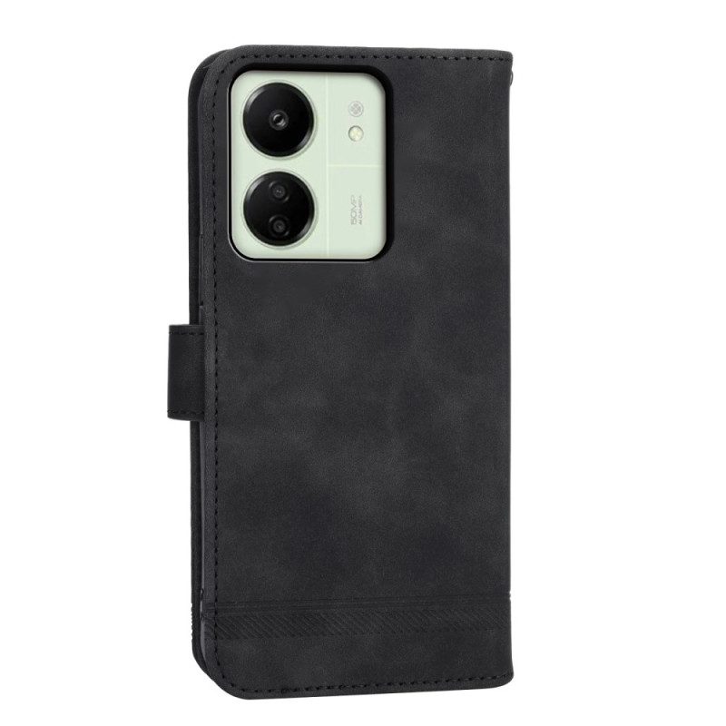 Flip Case Leren Poco C65 Kunstleer Dierfeng