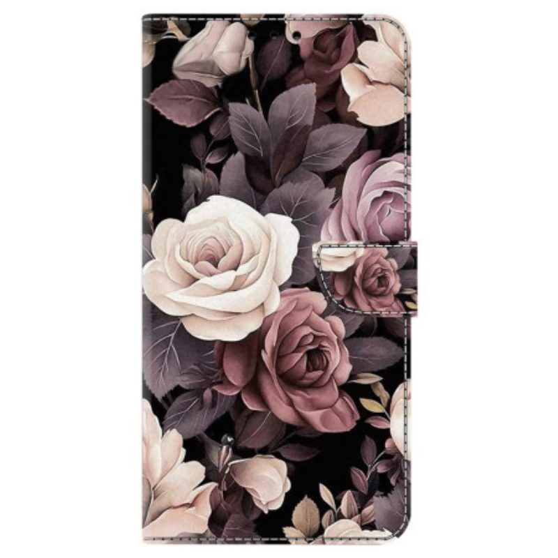 Flip Case Leren Poco C65 Rozen