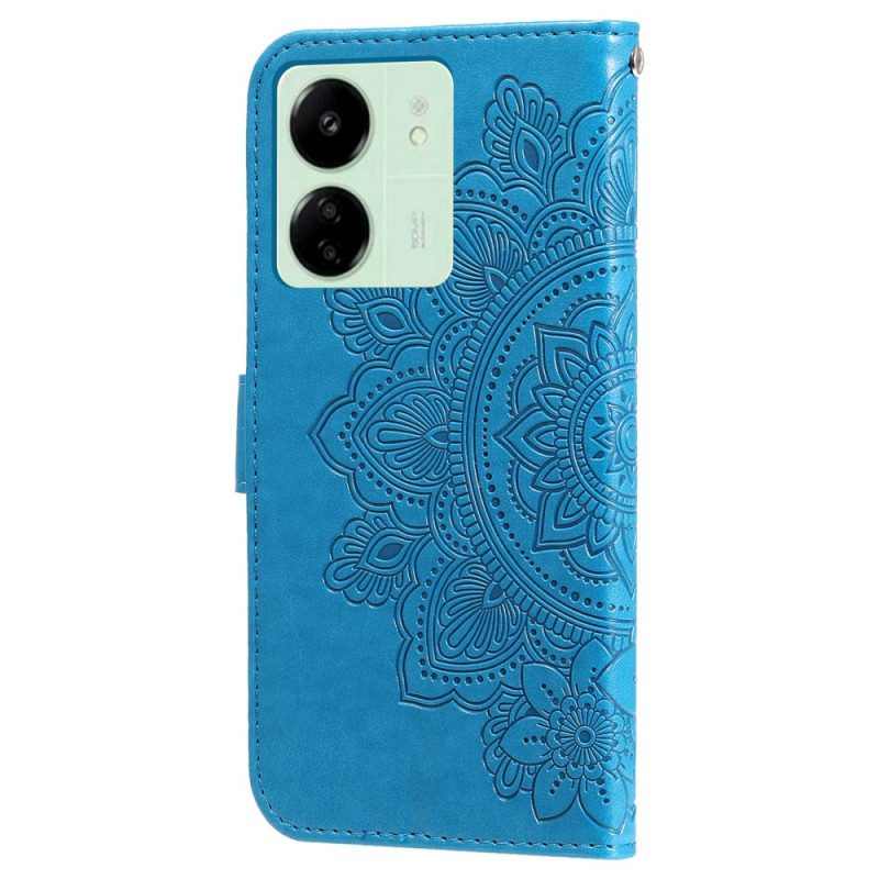 Folio-hoesje Poco C65 Telefoonhoesje Bloemenmandala