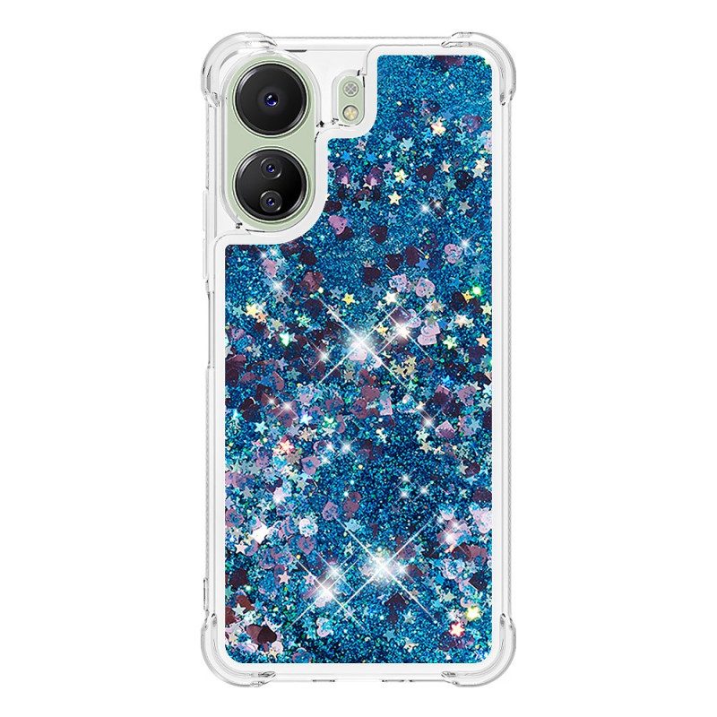 Hoesje Poco C65 Glitters Bescherming Hoesje