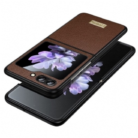 Cover Hoesje Samsung Galaxy Z Flip 6 Telefoonhoesje Litchi-textuur Sulada