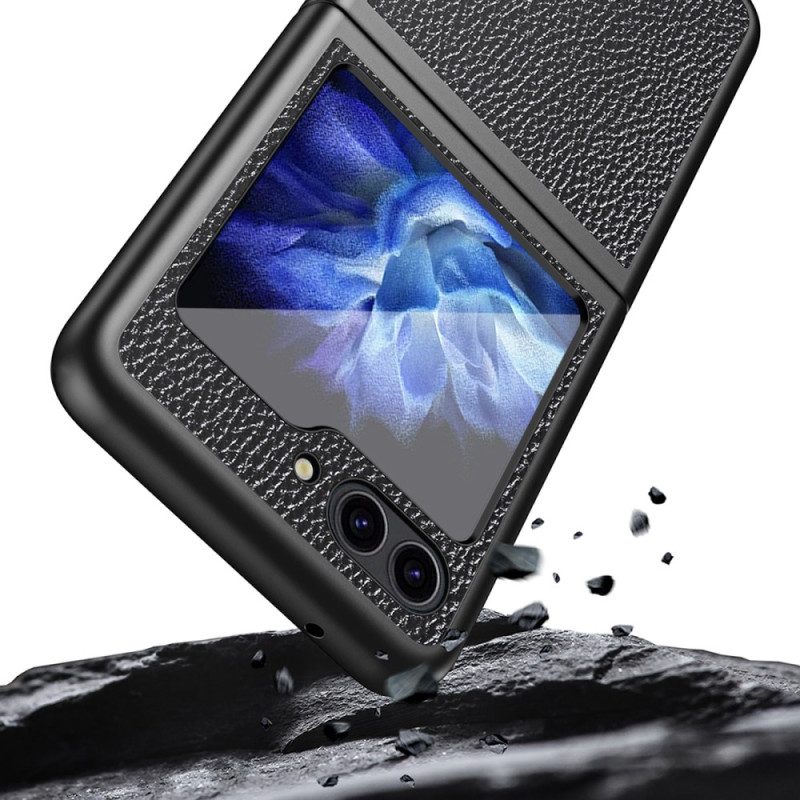 Hoesje Samsung Galaxy Z Flip 6 Litchi Kunstleer