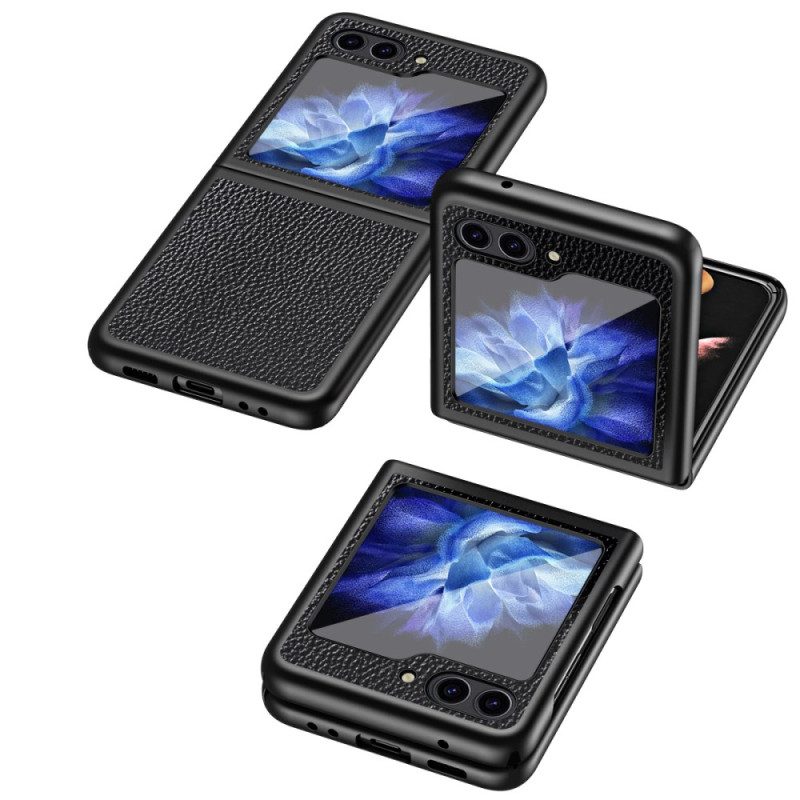 Hoesje Samsung Galaxy Z Flip 6 Litchi Kunstleer