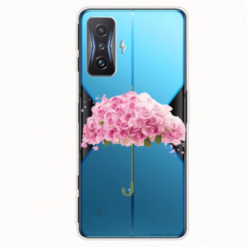 Hoesje voor Poco F4 GT Bloemen Paraplu