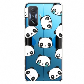 Hoesje voor Poco F4 GT Kleine Panda's