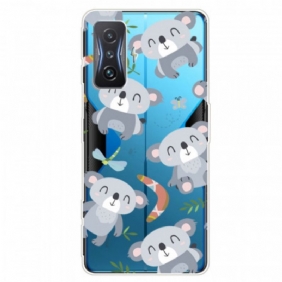 Hoesje voor Poco F4 GT Naadloze Koala's