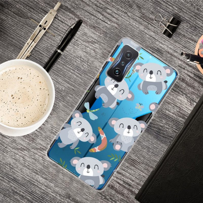 Hoesje voor Poco F4 GT Naadloze Koala's