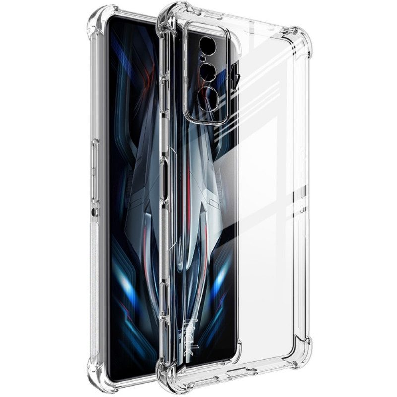 Hoesje voor Poco F4 GT Transparant Met Imak Screenprotector