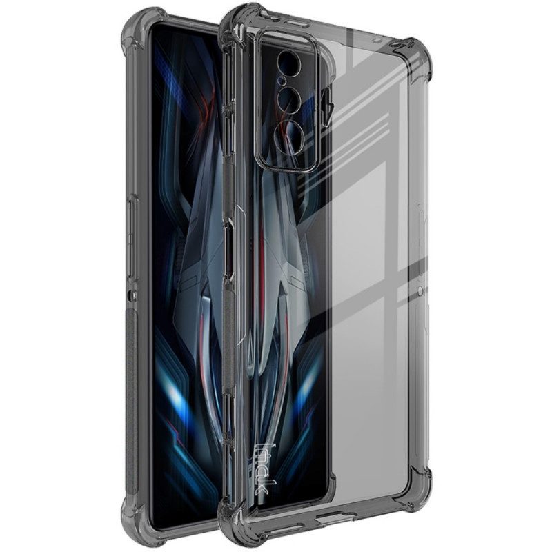 Hoesje voor Poco F4 GT Transparant Met Imak Screenprotector