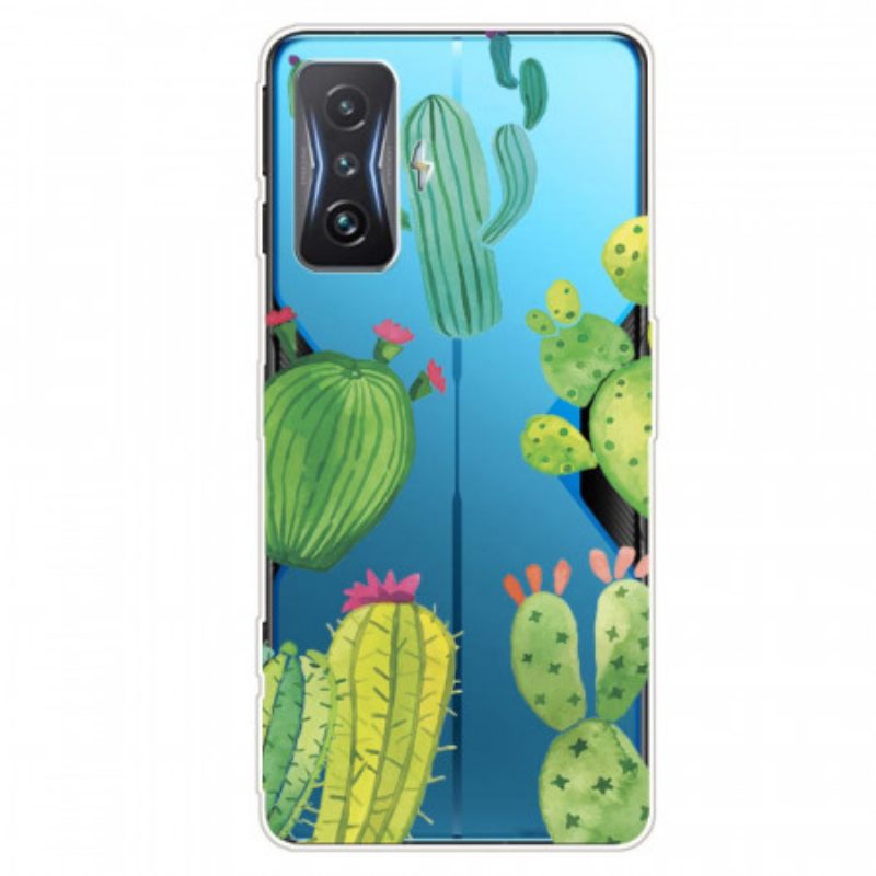 Telefoonhoesje voor Poco F4 GT Naadloze Cactus