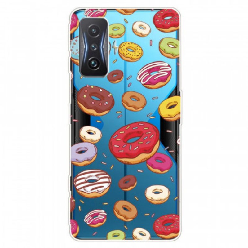 Telefoonhoesje voor Poco F4 GT Naadloze Donuts