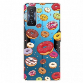 Telefoonhoesje voor Poco F4 GT Naadloze Donuts