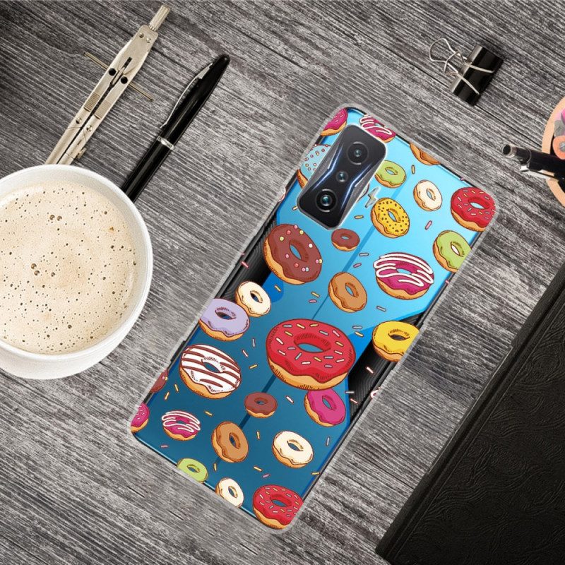 Telefoonhoesje voor Poco F4 GT Naadloze Donuts