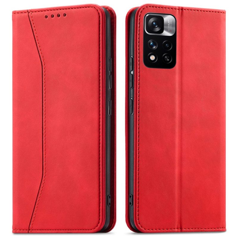 Bescherming Hoesje voor Xiaomi Redmi Note 11 Pro Plus 5G Folio-hoesje Naaien