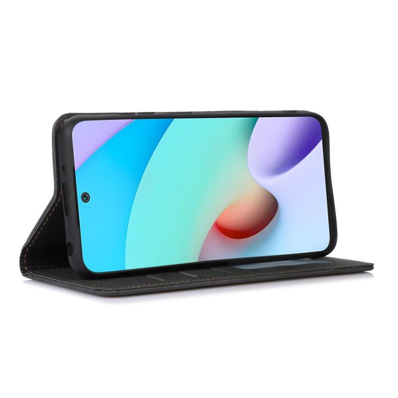 Bescherming Hoesje voor Xiaomi Redmi Note 11 Pro Plus 5G Folio-hoesje Stijl Lederen Lijn