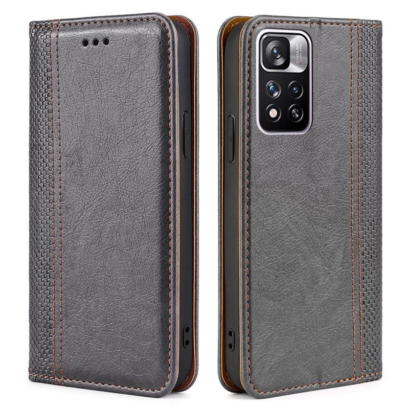 Bescherming Hoesje voor Xiaomi Redmi Note 11 Pro Plus 5G Folio-hoesje Vintage-stijl