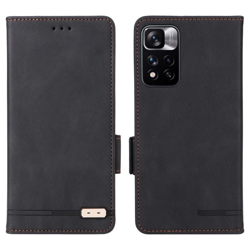 Flip Case voor Xiaomi Redmi Note 11 Pro Plus 5G Leren Styling