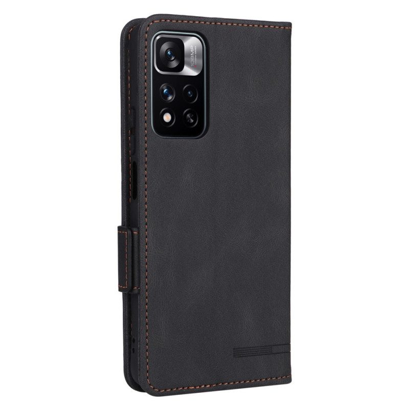 Flip Case voor Xiaomi Redmi Note 11 Pro Plus 5G Leren Styling