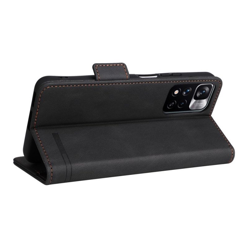 Flip Case voor Xiaomi Redmi Note 11 Pro Plus 5G Leren Styling