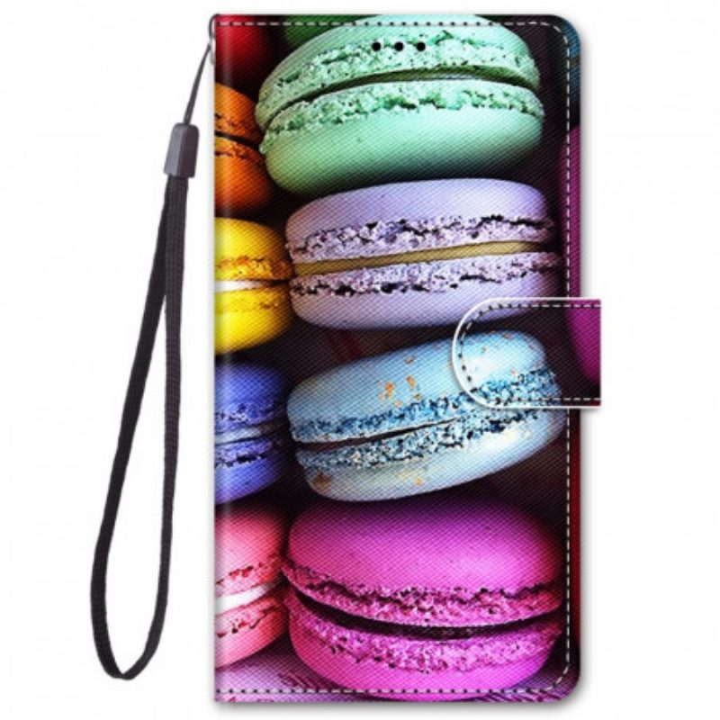 Flip Case voor Xiaomi Redmi Note 11 Pro Plus 5G Macarons