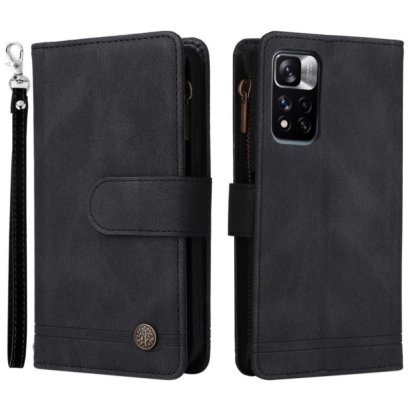 Flip Case voor Xiaomi Redmi Note 11 Pro Plus 5G Multifunctionele Portemonnee