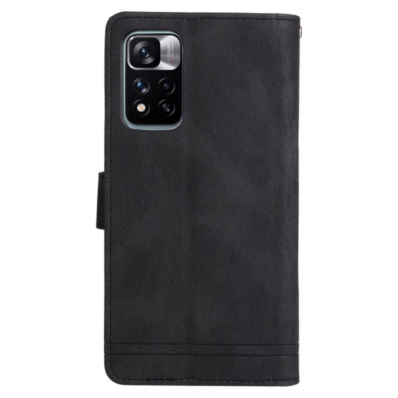 Flip Case voor Xiaomi Redmi Note 11 Pro Plus 5G Multifunctionele Portemonnee