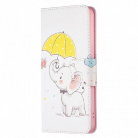 Folio-hoesje voor Xiaomi Redmi Note 11 Pro Plus 5G Baby Olifant