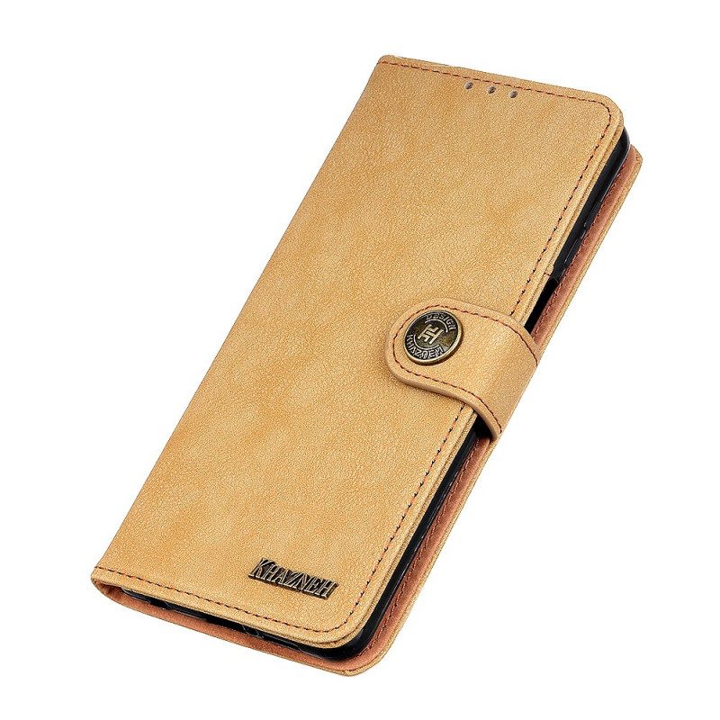 Folio-hoesje voor Xiaomi Redmi Note 11 Pro Plus 5G Khazneh Retro Splitleer