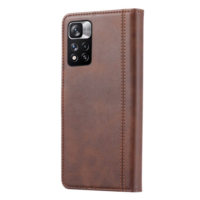 Folio-hoesje voor Xiaomi Redmi Note 11 Pro Plus 5G Met Riem