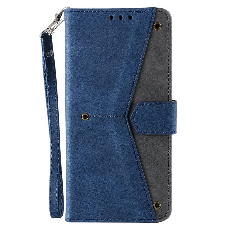 Folio-hoesje voor Xiaomi Redmi Note 11 Pro Plus 5G Skin-touch-naden