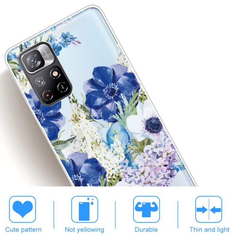 Hoesje voor Xiaomi Redmi Note 11 Pro Plus 5G Betoverde Bloemen