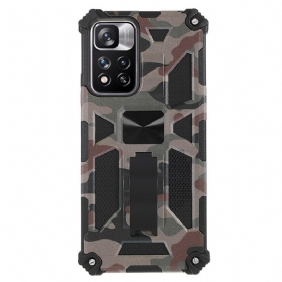 Hoesje voor Xiaomi Redmi Note 11 Pro Plus 5G Camouflage Verwijderbare Ondersteuning