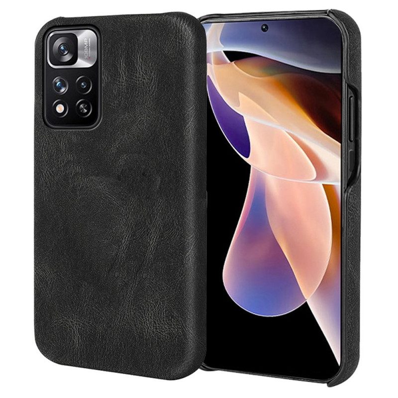 Hoesje voor Xiaomi Redmi Note 11 Pro Plus 5G Designer Leereffect