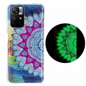 Hoesje voor Xiaomi Redmi Note 11 Pro Plus 5G Fluorescerende Kleurrijke Mandala