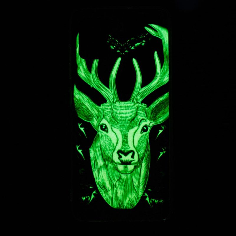 Hoesje voor Xiaomi Redmi Note 11 Pro Plus 5G Fluorescerende Majestueuze Herten