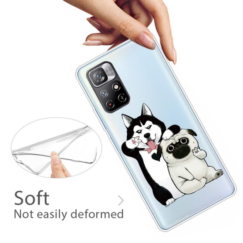 Hoesje voor Xiaomi Redmi Note 11 Pro Plus 5G Grappige Honden