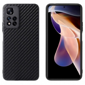 Hoesje voor Xiaomi Redmi Note 11 Pro Plus 5G Koolstofvezel