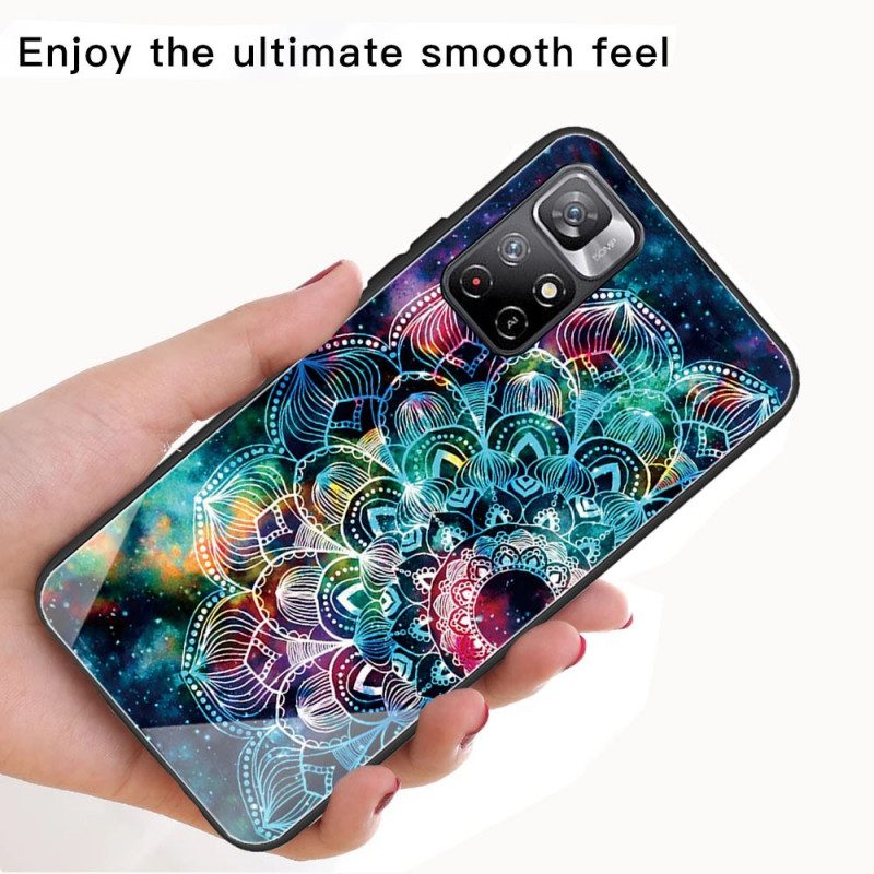 Hoesje voor Xiaomi Redmi Note 11 Pro Plus 5G Mandala Gehard Glas