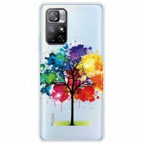 Hoesje voor Xiaomi Redmi Note 11 Pro Plus 5G Naadloze Aquarel Boom