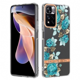 Hoesje voor Xiaomi Redmi Note 11 Pro Plus 5G Naadloze Bloemen