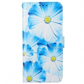 Leren Hoesje voor Xiaomi Redmi Note 11 Pro Plus 5G De Bloemenstijl