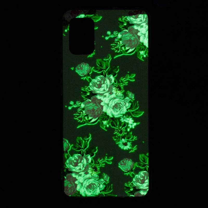 Telefoonhoesje voor Xiaomi Redmi Note 11 Pro Plus 5G Fluorescerende Vrijheidsbloemen