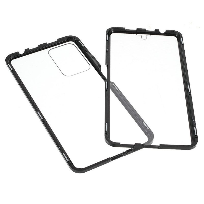 Telefoonhoesje voor Xiaomi Redmi Note 11 Pro Plus 5G Voor- En Achterframe Van Gehard Glas