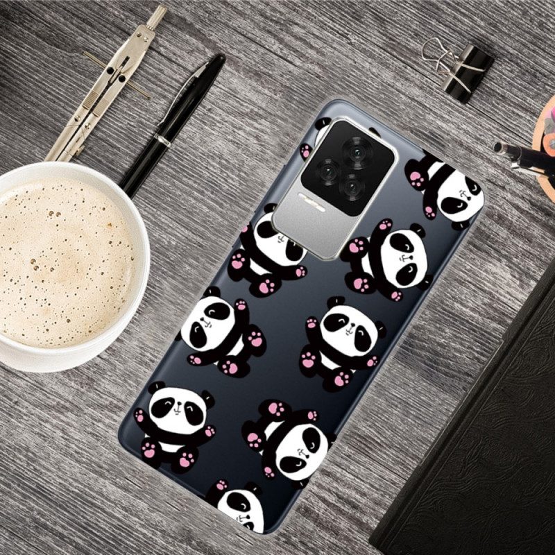 Hoesje voor Poco F4 Kleine Panda's