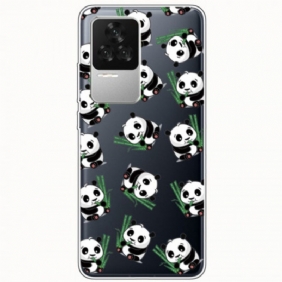 Hoesje voor Poco F4 Mooie Panda's