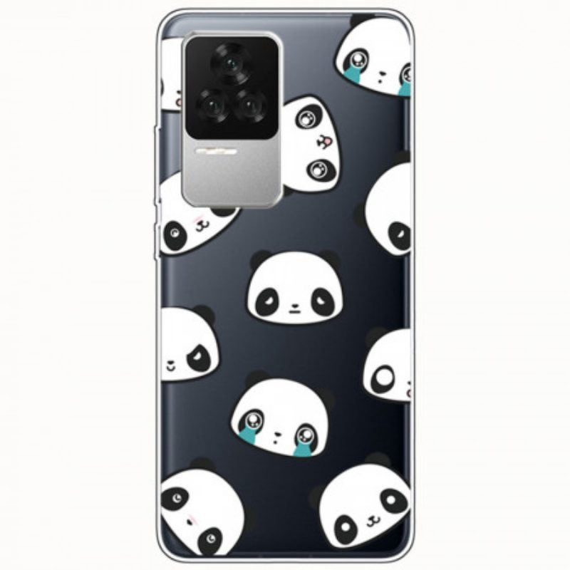 Hoesje voor Poco F4 Panda Koppen